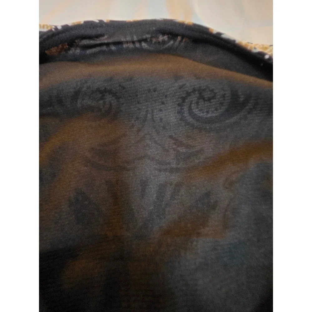 INC International Concepts Dress XL Black Paisley Baroque Print Shift Tunic 3/4 - Picture 9 of 13